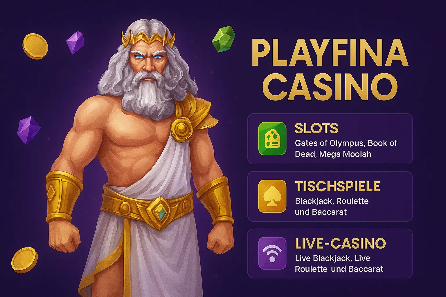 Playfina Live-Casino Spielshows